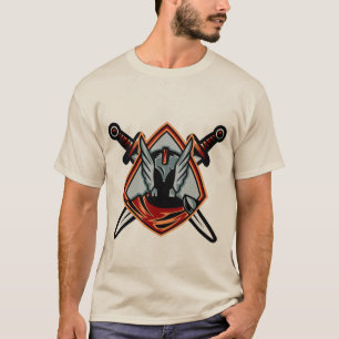 Camiseta Warrior Helmet para Homens