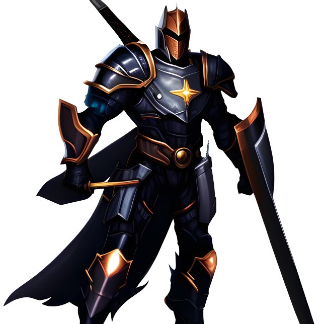 Camiseta Warrior Knight (Criador carregado)