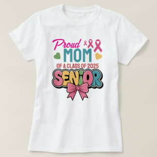 Camiseta Warrior Mom, Proud & Unstoppable, Class of 2025