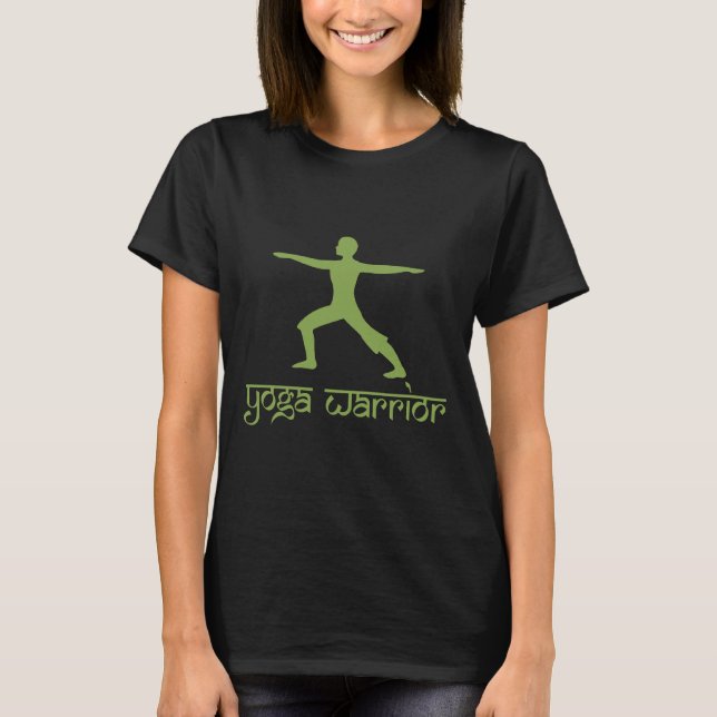 Camiseta Warrior Pose Yoga Fited (Frente)