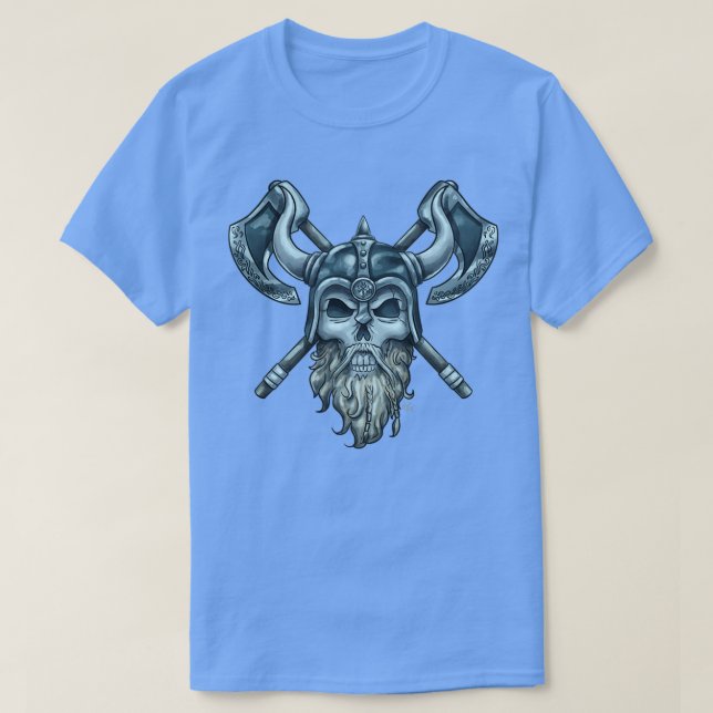 Camiseta Warrior Skull (Frente do Design)