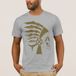 Camiseta Warrior Skull gold