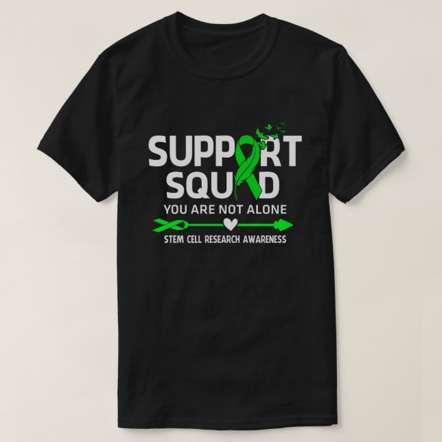 Camiseta Warrior Support Squad Stem Cell Research Sensibili (Frente do Design)