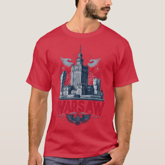 Camiseta Warsaw Palace of Culture Adler Design friend famil