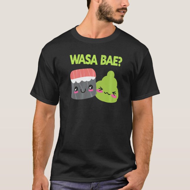 Camiseta Wasa Bae Comida Japonesa Sushi Wasabi (Frente)