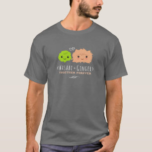 Camiseta Wasabi e Gengibre Juntos para Sempre