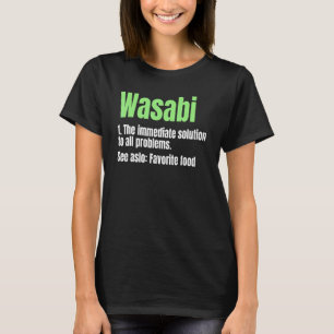 Camiseta Wasabi Japonês Horseradish Paste Favorito F