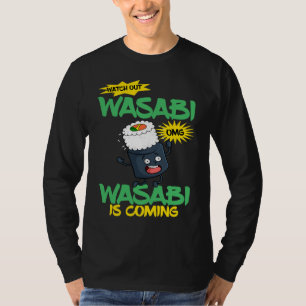 Camiseta Wasabi Pasta de Rabanete Japonês Condimentos Apime