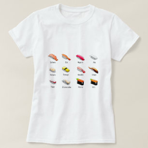 Camiseta Wasabi sushi comida japonesa