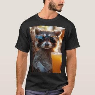 Camiseta Waschbär bleibt cool