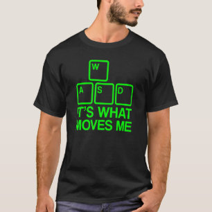 Camiseta WASD É O Que Me Move 1