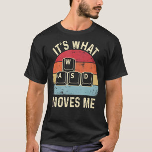 Camiseta WASD É o que me move Jogos de Pc 1