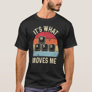 Camiseta WASD É o que me move Jogos de Pc 1