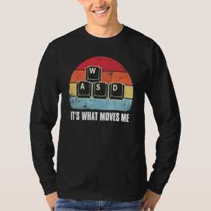 Camiseta WASD É O Que Me Move Pc Gamer Jogos