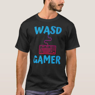Camiseta Wasd Gamer Qwerty Pc Gaming Computador Computador 
