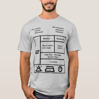 Camiseta Washing label