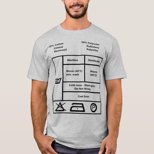 Camiseta Washing label (Frente)
