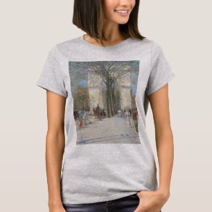 Camiseta Washington Arch, Primavera por Frederick Childe Ha