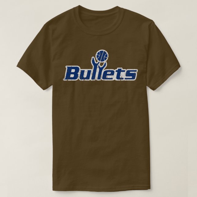 Camiseta Washington Bullets Long Sleeve (Frente do Design)
