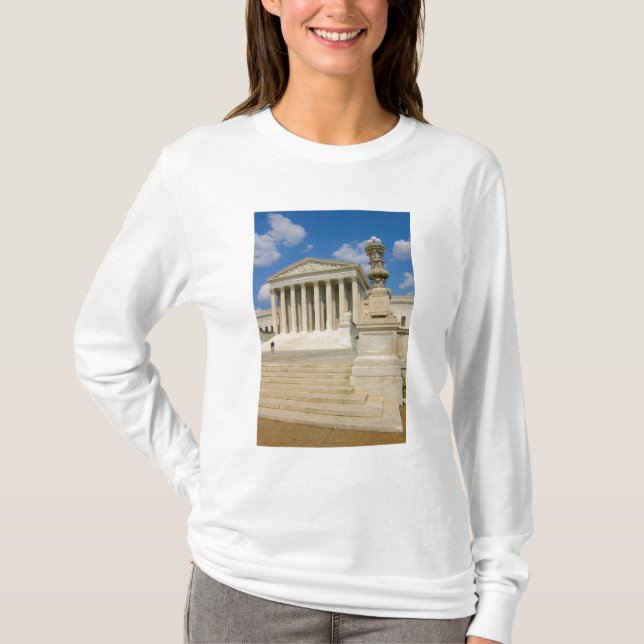 Camiseta Washington, C.C., construção da corte suprema (Frente)