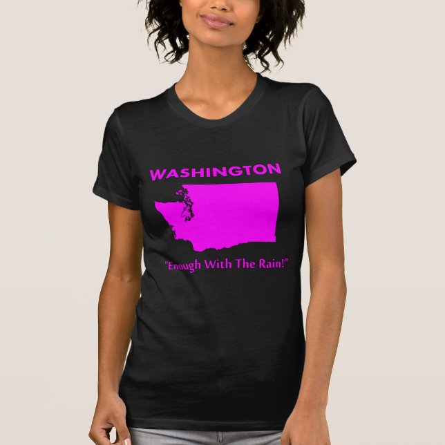 Camiseta Washington - Chega de Chuva (Frente)