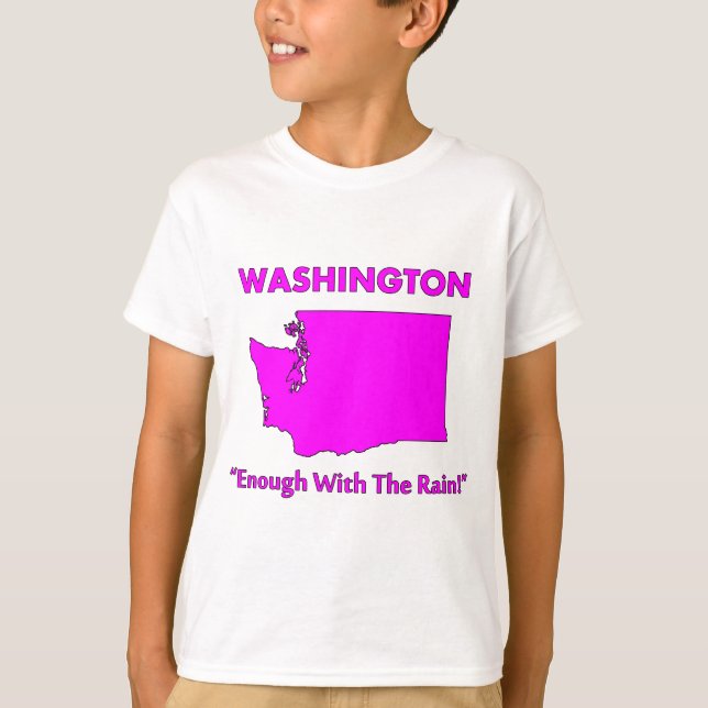 Camiseta Washington - Chega de Chuva (Frente)