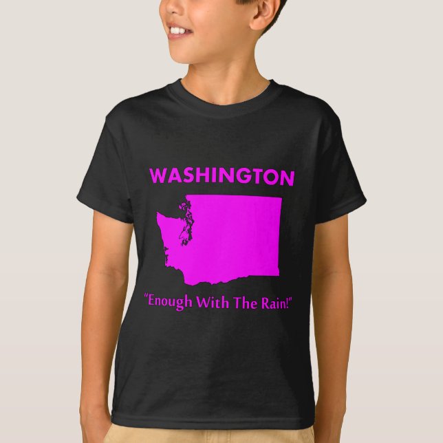 Camiseta Washington - Chega de Chuva (Frente)