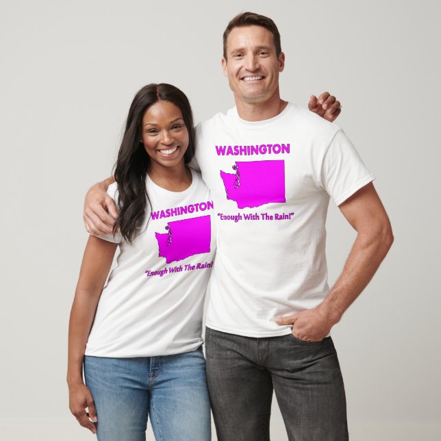 Camiseta Washington - Chega de Chuva (Unissex)