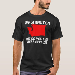 Camiseta Washington - como fazem você gostam destas maçã