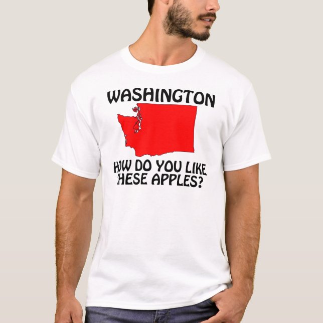 Camiseta Washington - Como Gosta Destas Maçãs? (Frente)