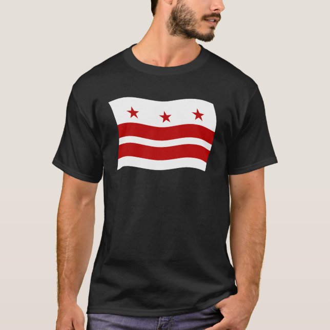 Camiseta Washington D.C. Flag Shirt (Frente)