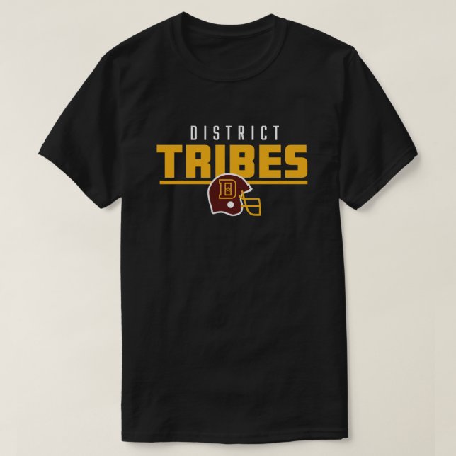 Camiseta Washington D.C. Sports District Tribes T-Shirt (Frente do Design)