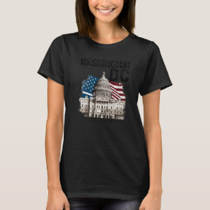 Camiseta Washington DC Capitol Hill USA Souvenirs Homens