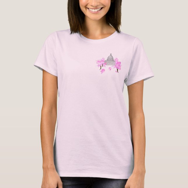 Camiseta Washington, DC Cherry Blossom T-Shirt (Frente)