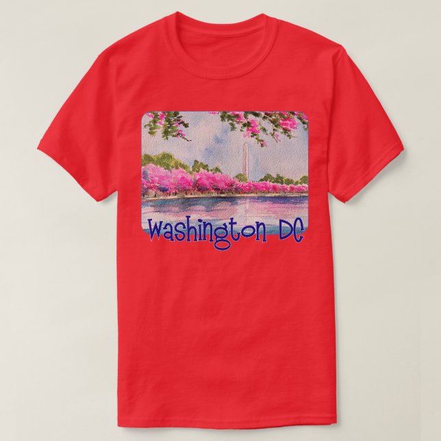 Camiseta Washington DC Cherry Blossoms (Frente do Design)