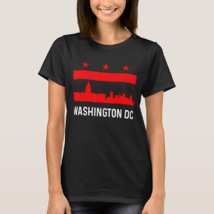 Camiseta Washington Dc Flag Love Capitol Hill Souvenir Trav