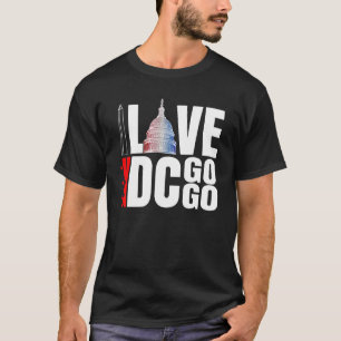 Camiseta Washington DC I Love Go Music 13