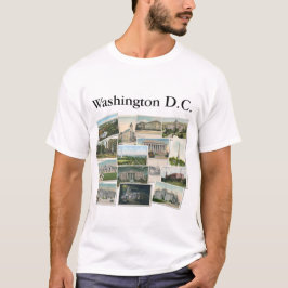 Camiseta Washington DC: Postcards Vintage Souvenir