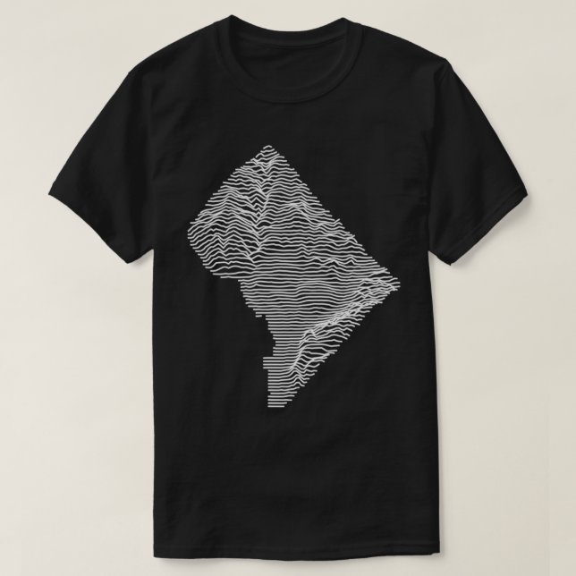 Camiseta Washington, Divisão DC Altos Desconhecidos (Frente do Design)