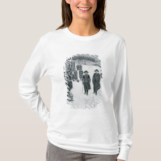 Camiseta Washington e Steuben na forja do vale (Frente)