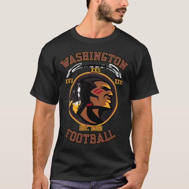 Camiseta Washington Football - Red Classic T-Shirt (Frente)