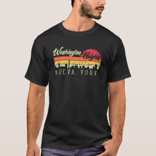 Camiseta Washington Heights Nueva York Nova York - Estilo R