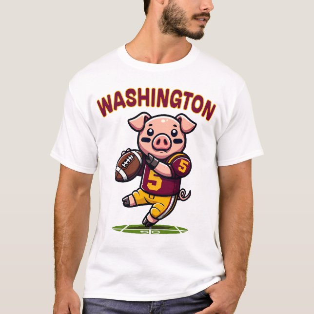 Camiseta Washington Hog Futebol (Frente)