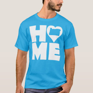 Camiseta Washington Home Heart State Tees