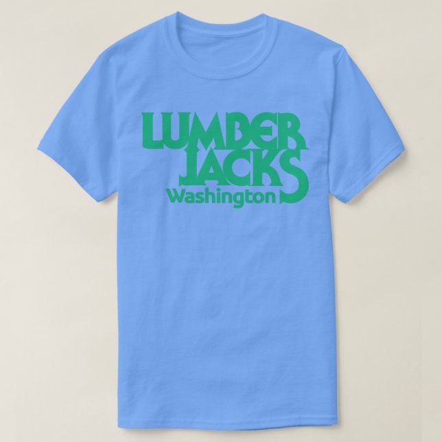 Camiseta Washington Lumberjacks WBA Basquete 1978 (Frente do Design)