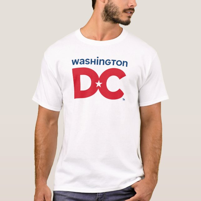 Camiseta Washington, o Tshirt dos homens da C.C. (Frente)