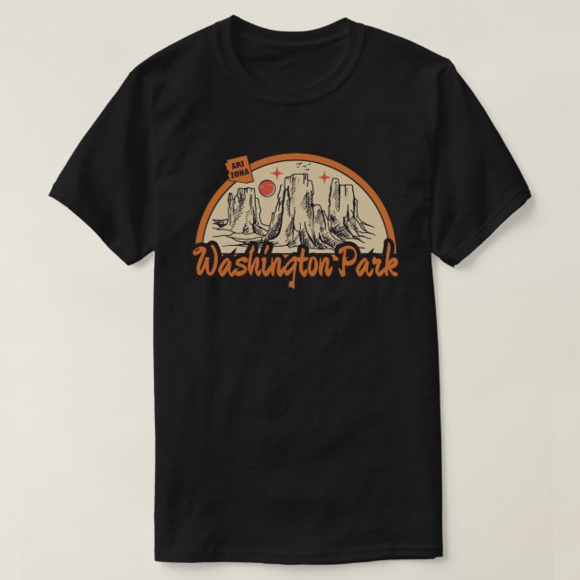 Camiseta Washington Park, Arizona (Frente do Design)