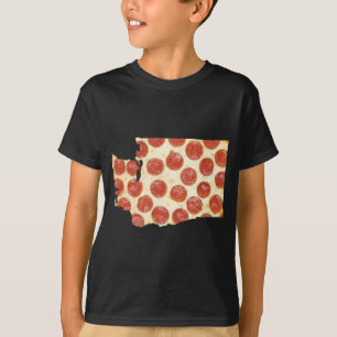 CAMISETA WASHINGTON PIZZA PEPPERONI PIZZA ESTADO
