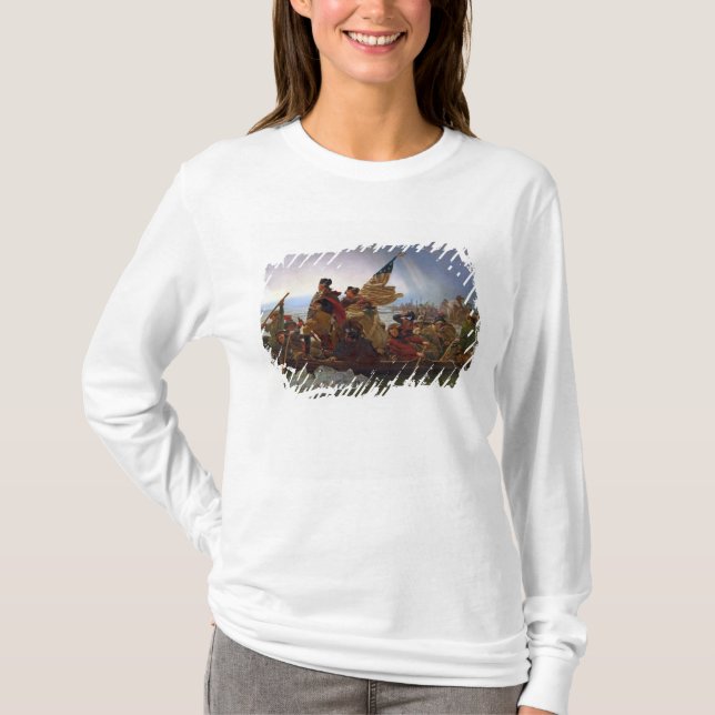 Camiseta Washington que cruza o Rio Delaware (Frente)