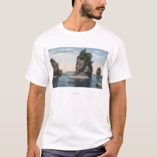 Camiseta Washington - vista do elogio & do Tatoosh do cabo